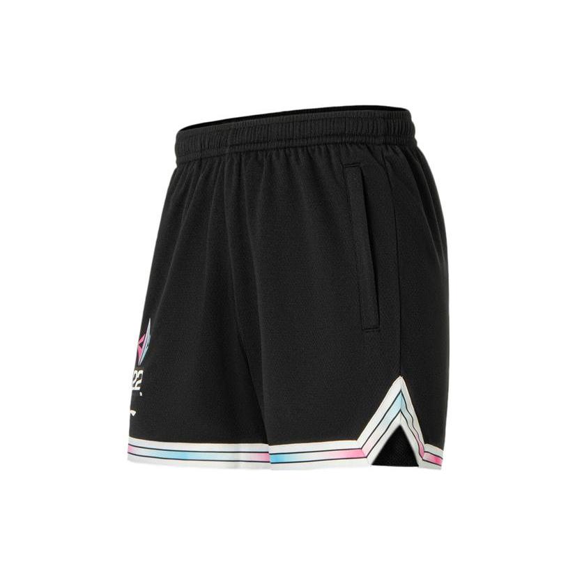 Li Ning Спортивная Коллекция Баскетбольная SS22 Баскетбольные Шорты Мужские Черные AKSS365-1 XXL