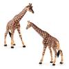 Giraffe Family Model Set - Wild Animal Simulation Toys (4-Piece, Large To Small)