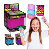 Schylling Needoh Nice Cube - Sensory Toy, Stress Relief Squishy Toy, Cube Squeeze Ball, Vent Toy, Kids Gift, Red Purple Blue, Sn