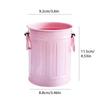 Vintage Metal Pen Holder Large Capacity Desk Organizer for Office Pens Pencils Makeup Brushes Rust-Proof Iron Bucket