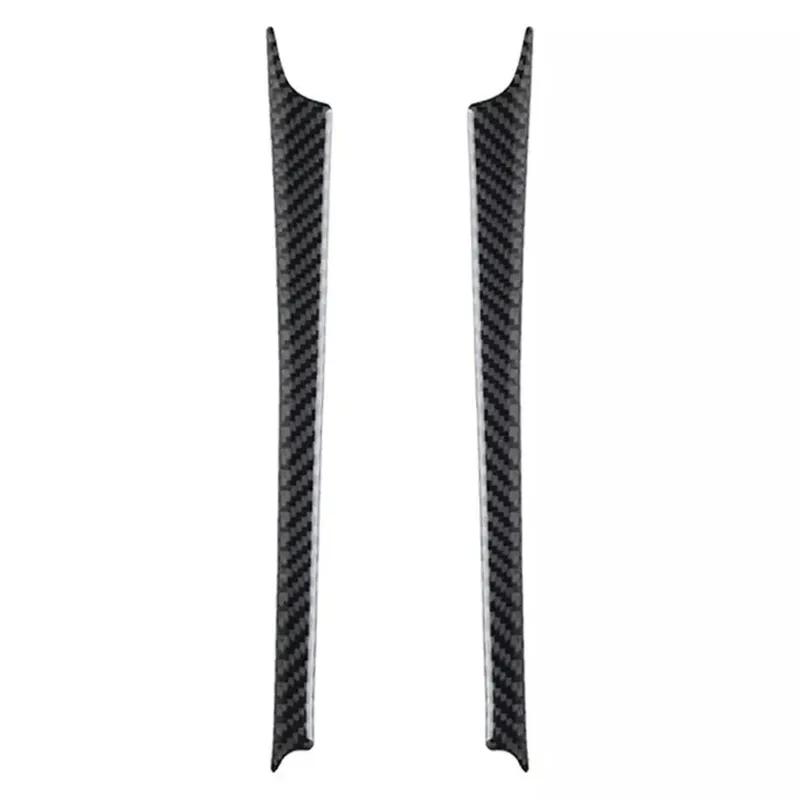 Carbon Fiber Interior Gear Shift Side Cover Trim For Mercedes For Benz For W204 Direct Replacement Car Accessories