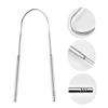 3Pcs Stainless Steel Tongue Scraper Professional Tongue Brush Cleaner For Removing Tongue Coating Oral Care Tool