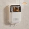 Dustproof Design Flip Top Chopstick Storage Kitchen Wall Mounted Storage Box  Home Storage