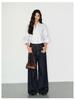 Salt-Toned Striped Long Sleeve Casual Shirt for Women - Spring/Autumn 2026