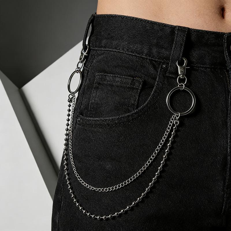 Chic Women's Double Eyelet Belt - European & American Fashion, Korean Style, Elegant All-Match Accessory