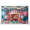 Cake Crush Photography Background Baby Newborn Girl Wedding Backdrop Party Decorations Birthday Table Supplies Photo Studio