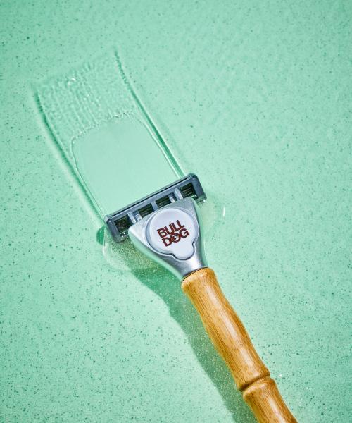 Bulldog Original Bamboo 5-Blade Razor (Includes 2 Blades), 1