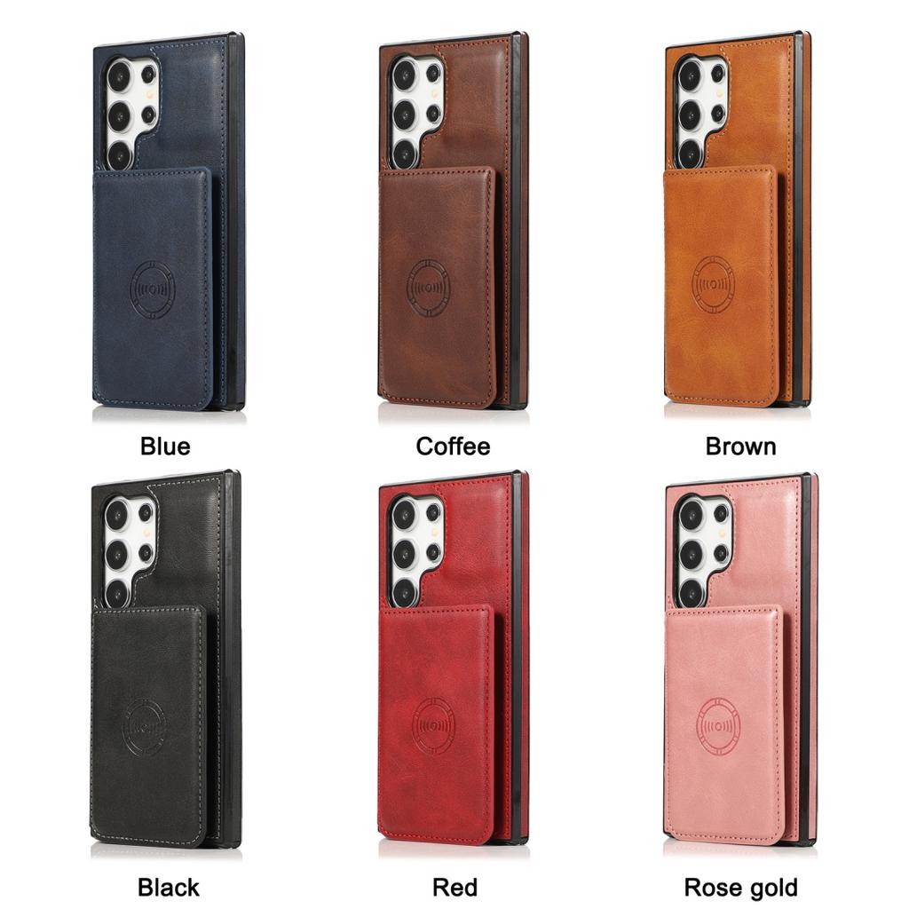 Magnetic Wallet Leather Phone Case For Samsung Galaxy S25 A56 A36 A26 A16 06 A55 35 15 25 A54 34 A53 33 A52 A32 22 Note 20 Ultra