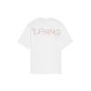 Li Ning Sports Fashion Series - Cherry Blossom Series SS22 Casual Printed Solid Color Breathable Short Sleeve T-Shirt Unisex Tops White AHSS921-1