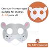 15 Wild Animal Masks: Crocodile, Lion, Tiger, Hippo - Perfect for Kindergarten Games & Party Costumes