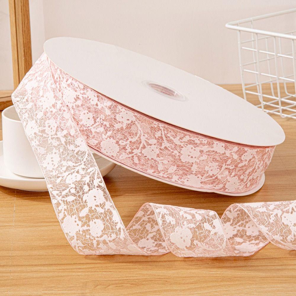 5cm Hollow Lace Ribbons 10 Yards Gifts Packaging Material New Chiffon Ribbon