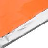 Tragbarer Notfallschlafsack für den Außenbereich, hält warm, feuchtigkeitsbeständig, reflektierende Campingmatte, Orange
