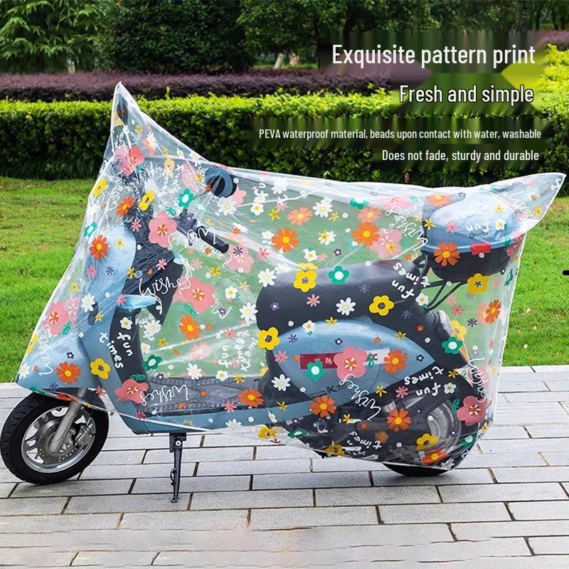 Rainproof Dustproof Electric Vehicle & Motorcycle Cover with Sun Protection