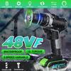 100-240V AC Electric Cordless Drill 18+1 Torque Adjustment Driver Drilling Screwdriver 2 Li-Ion Battery Powerful Driling Tool