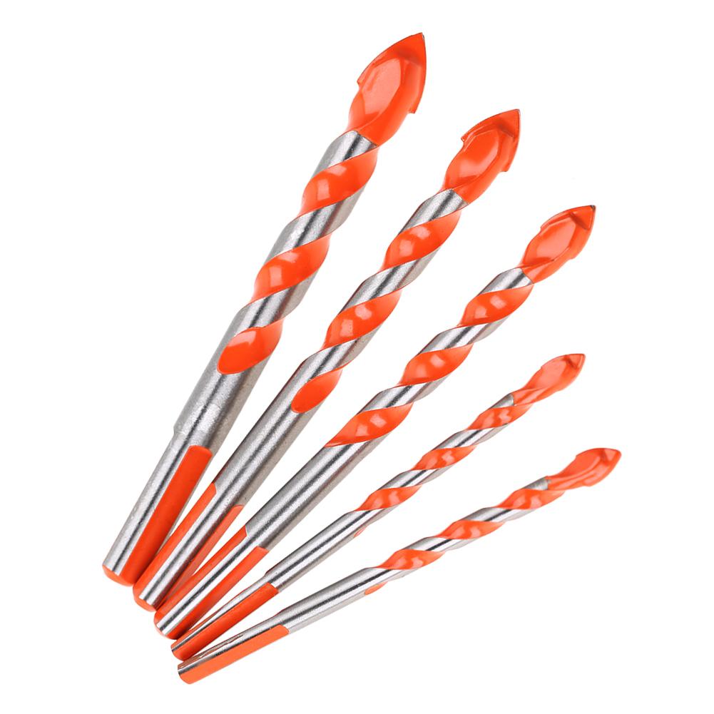 5pcs Handle Multifunctional Alloy Drill Bits for Hand Electric Drill 4-10mm