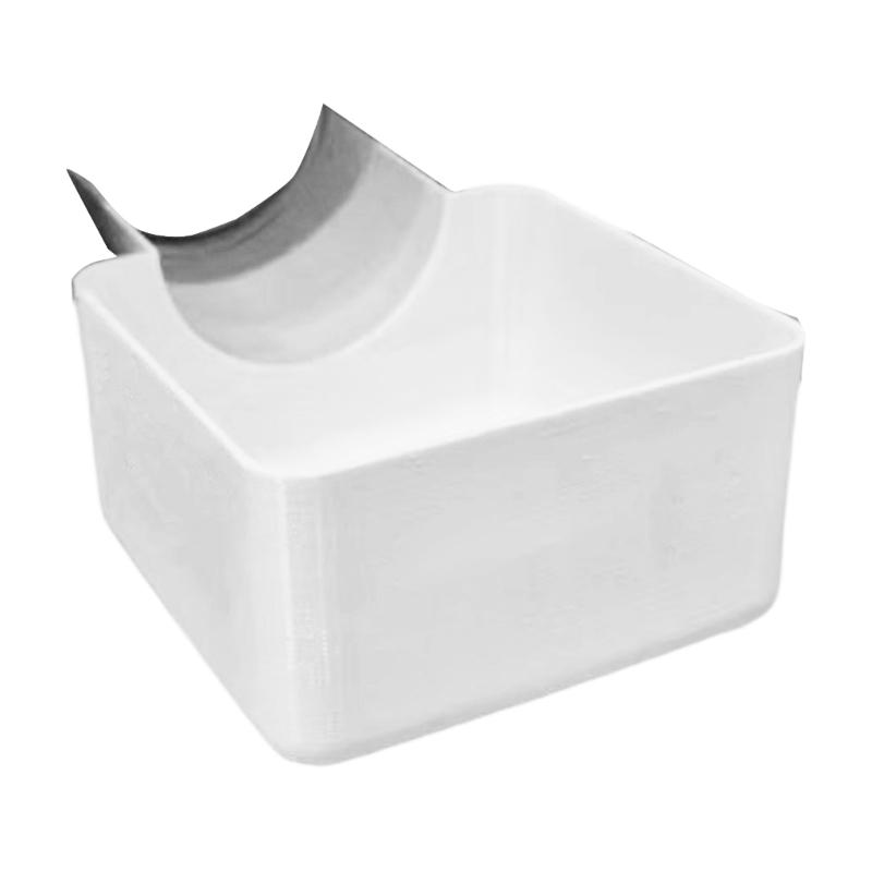 Washing Machine Drain Tray 19 X 8 X 8 Cm, Side Hanging Water Collection Basin with Hose Guide for Laundry Rooms