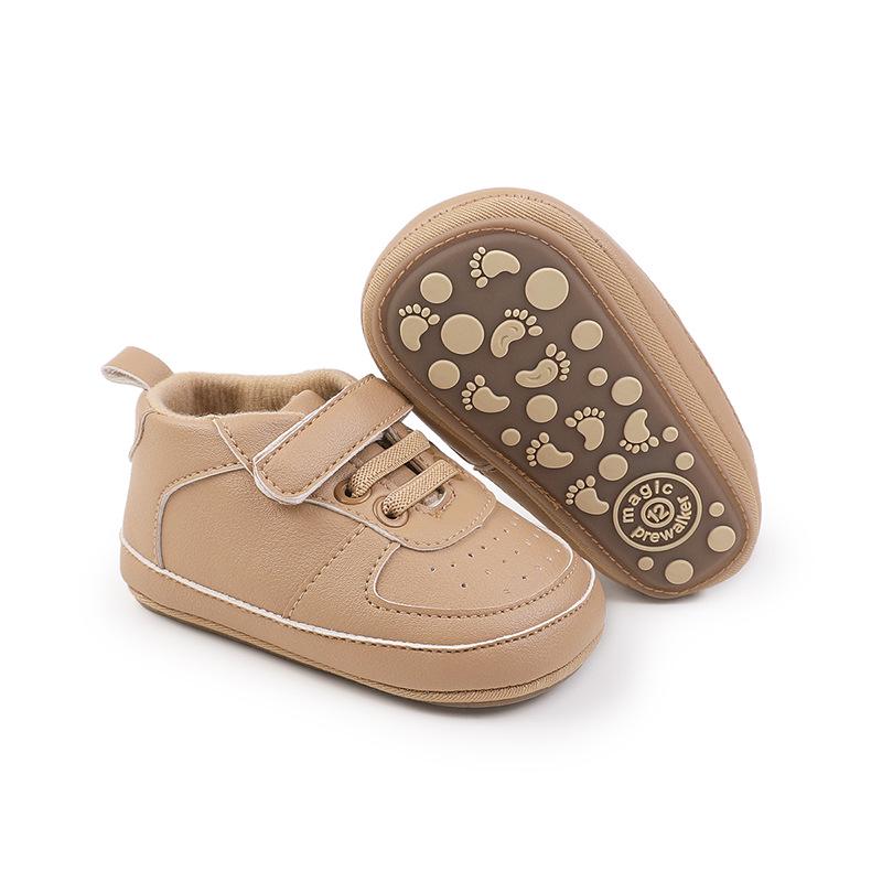 Gamilo Infant Shoes: 0-12 Months Baby Boy Walker Shoes with Indoor Rubber Soles for Spring and Autumn