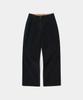 UNIFORM BRIDGE (W) Corduroy Comfort Chino Pants Black
