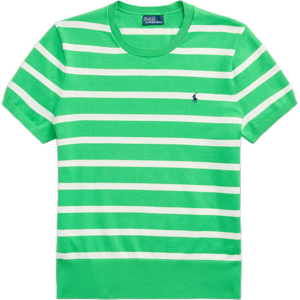 

Polo Ralph Lauren Полосатый свитер с коротким рукавом Женский свитер Зеленый WMPOSWENC020949-300 XS