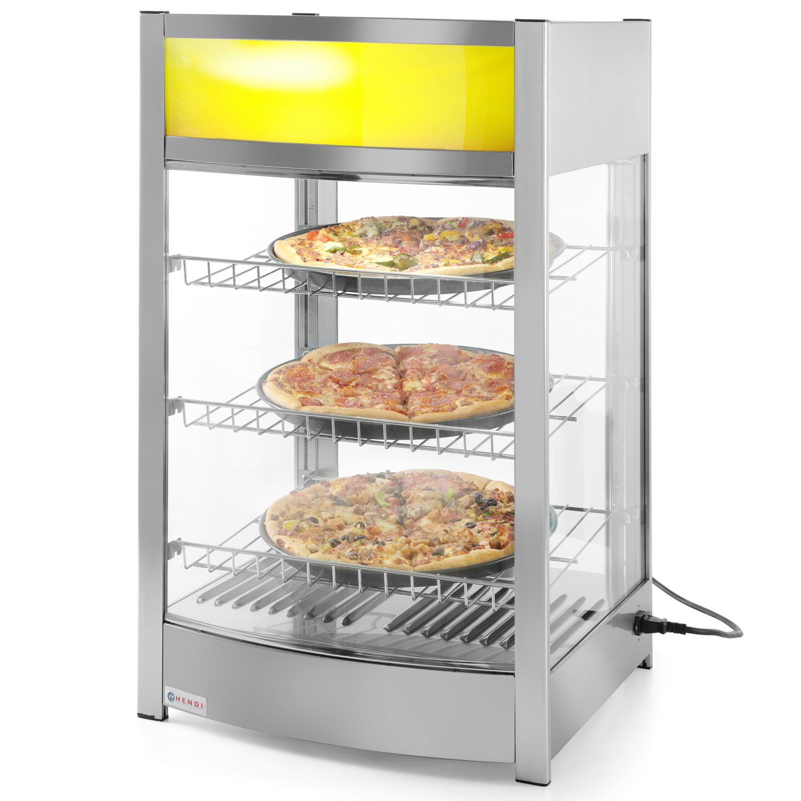 Hendi 233740 verstellbarer beheizter Vitrinenschrank mit 3 Regalen, 97L 97 L