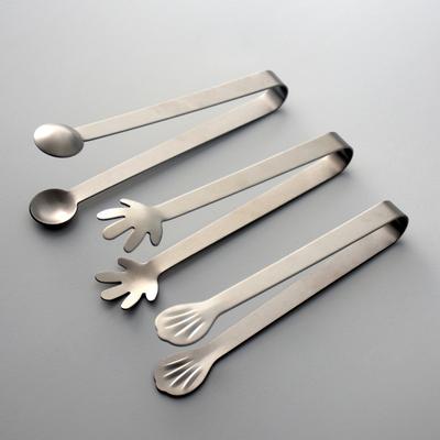 Pinzas de acero inoxidable para cubitos de hielo, pinzas para azúcar, pinzas para alimentos, pinzas para barbacoa, pinzas para hielo, barra, pinzas para servir en la cocina, accesorios de cocina