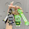 Pvc Cute Glowing Space Bear Keychain Perfect For Couples Friends And Gifts
