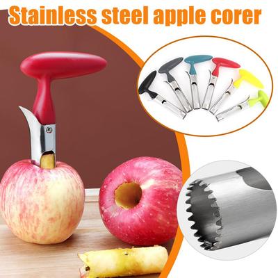 Stainless Steel Apple Corer Vegetable Pear Kernel Remover Multi Functional Cutting Tool Kitchen Tools Fruit Slicer