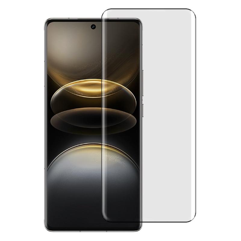 

RURIHAI Для vivo X100 Ultra 5G Захисне скло на весь екран 3D вигнута чутлива до дотиків плівка (Підтримка розблокування відбитком пальця) Type A