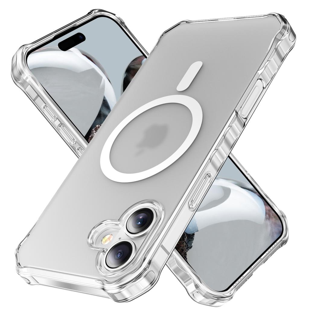 For iPhone Air Case Compatible with MagSafe Small Wavy Edge PC+TPU Phone Cover
