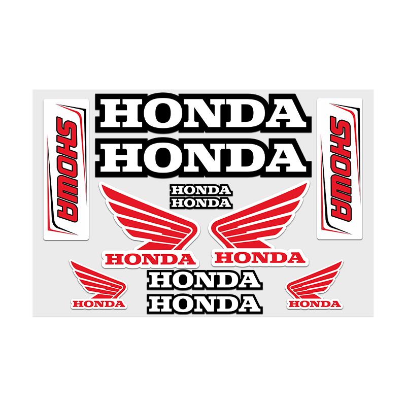 Adesivi Moto Adesivo Carrozzeria Paraurti Per Honda Finestrini Casco Moto Laptop Pareti Decalcomania Vinile Tuning Auto