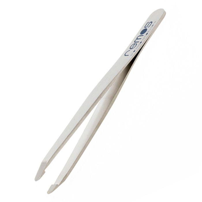 Pince à épiler pour sourcils avec pointe ronde inox