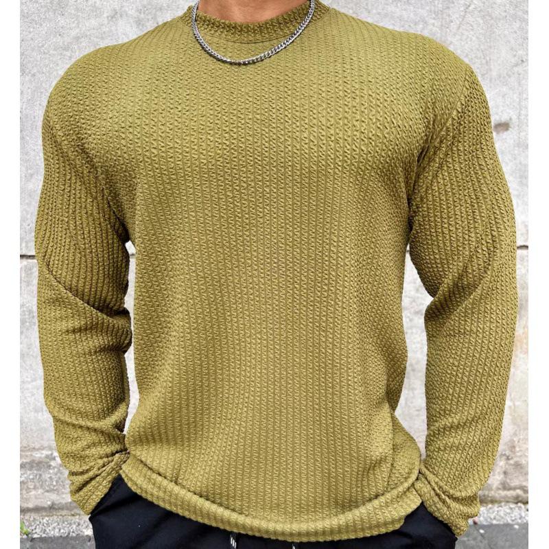 Men s Quick-Dry Elastic Fitness Long Sleeve T-Shirt