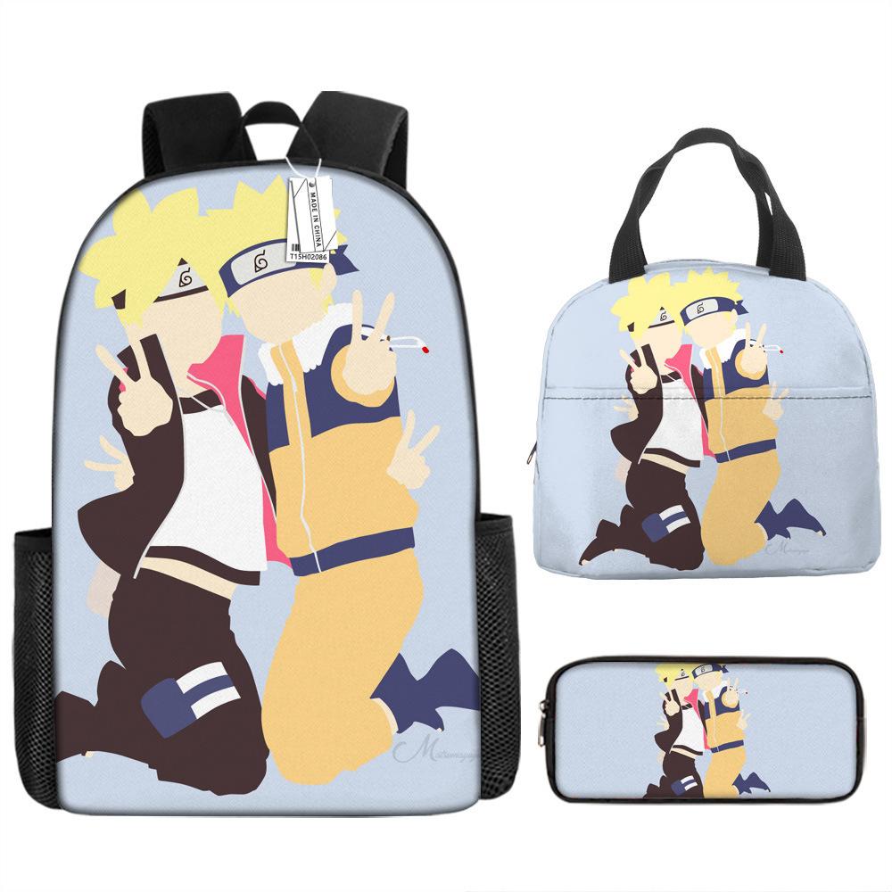 Elementary school students Naruto backpack 34th 5th 6th grade children's large-capacity backpack anti-splashing water