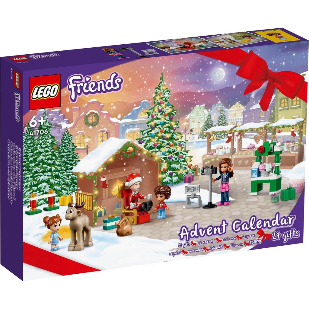 LEGO Friends LEGO® Friends Advent Calendar 41706, a toy block gift for girls ages 6 and up, perfect for holidays and anniversaries.