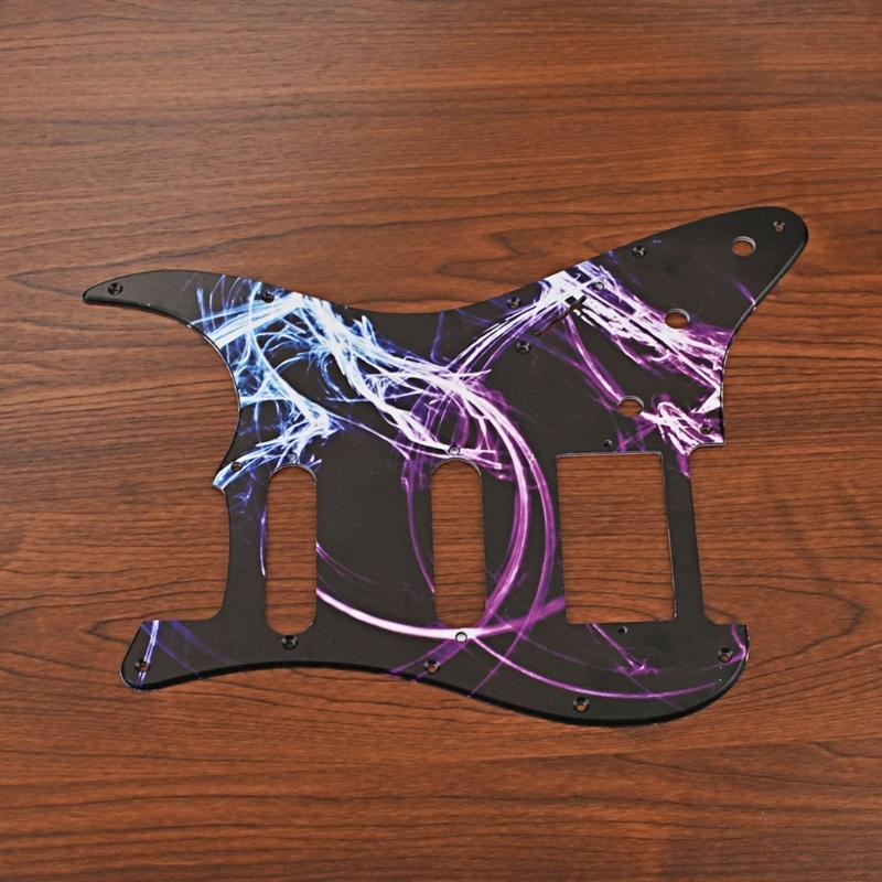 3 Ply 11 Holes Guitar Bass Pickguard Scratch Plate Pick Guards for 4 String Standard Bass Guitar Musical Instrument Part