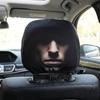 Scary Face Print Seat Headrest Protectors Auto Interior Decoration Cover  Gift for Car Lover