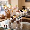 Detachable Acrylic Cake Stand Multiple Layers Cupcake Stand Tray  Easy Assemble