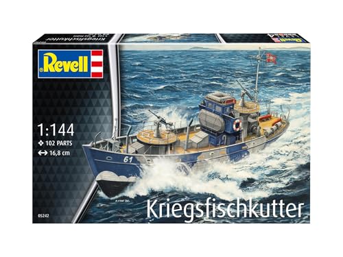 Revell 1/144 WWII German Combat Fishing Boat Plastic Model 05242 (Ship)