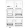 Plastic Tool Holder Sturdy Storage Box Convenient Display Rack  Shop Use