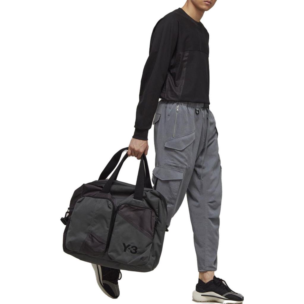 Y-3 Color Block Crewneck Sweatshirt Unisex Sweatshirt Black H63029