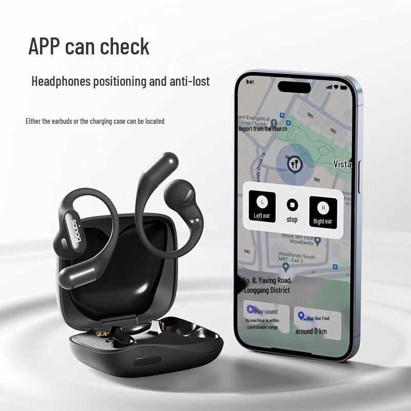 SANAG G6S Bone Conduction Sports Bluetooth Headphones