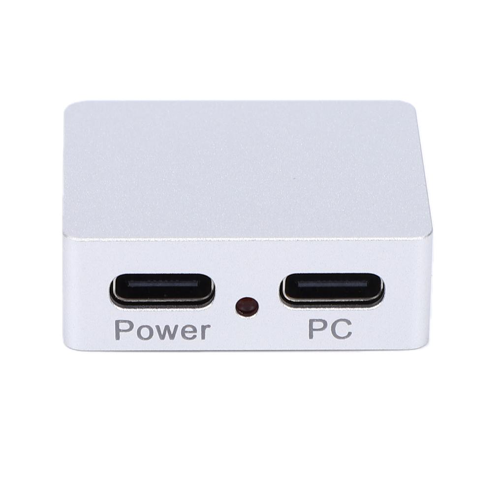 USB C Power Splitter Module Aluminum Alloy USB 2.0 Type C Power Signal Separator Fit for RasPi