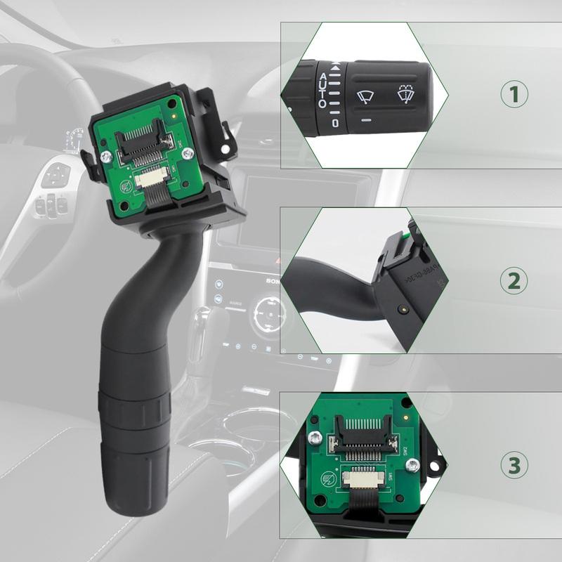 Car Windshield Wiper Switch Wiper Switch for Ford Explorer 2011-2016 Edge 2011-2014 Lincoln MKX 2011-2015 BT4T17A553BEW