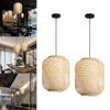 Elegant Bamboo Pendant Light Fixture for Home Decor