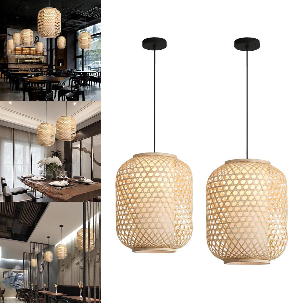 Elegant Bamboo Pendant Light Fixture for Home Decor
