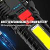 5 Core High Power LED Flashlight Rechargeable Camping Lantern Spotlight COB Side Light 4 Mode Waterproof Adventure Outdoor Torch
