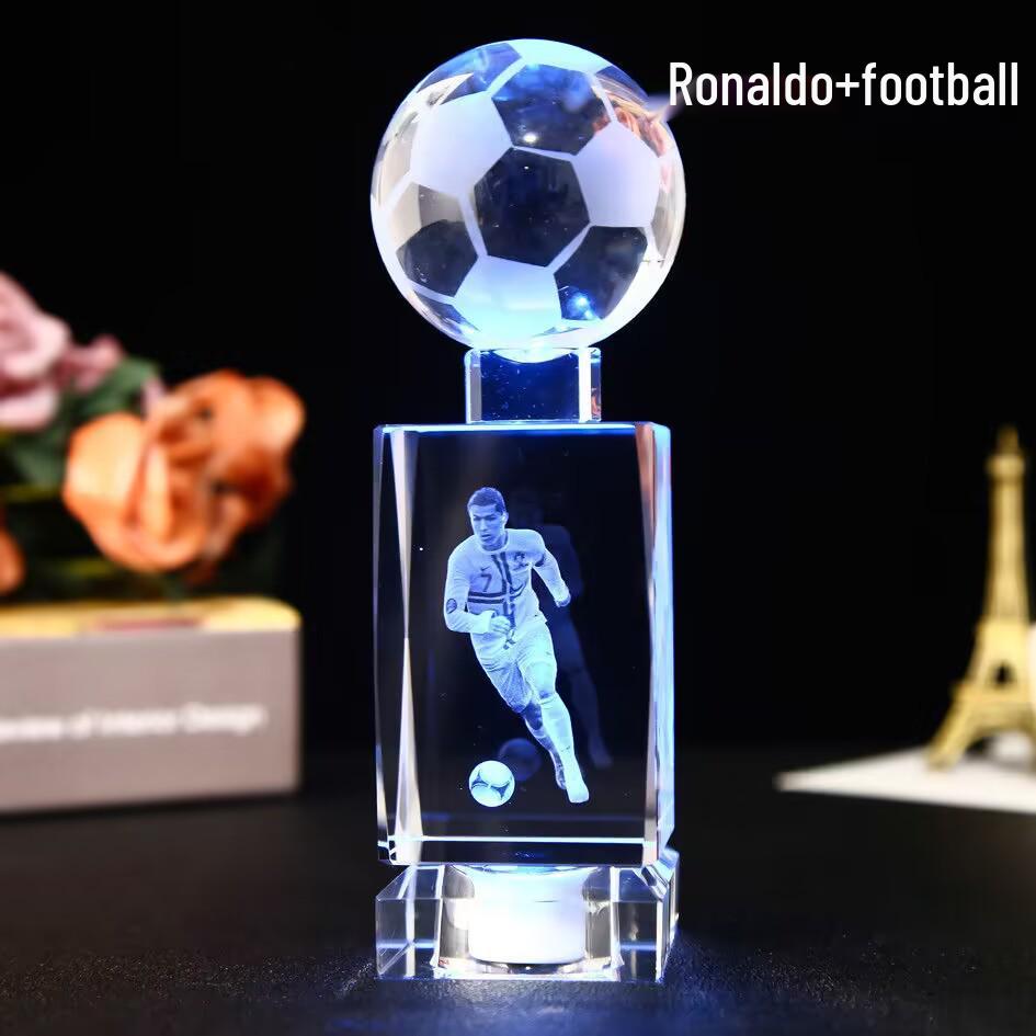 Glow-in-the-Dark Kobe Bryant NBA Figurine: Crystal Basketball Gift for Birthday