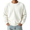 Men's Casual Color Long Sleeve Crewneck T-Shirt Loose Fit Top for Everyday Wear