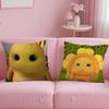 popular cartoon character Nailong Cushion Cover Soft  EasyWash Pillow Case  Versatile for Couch Bed Travel and Office