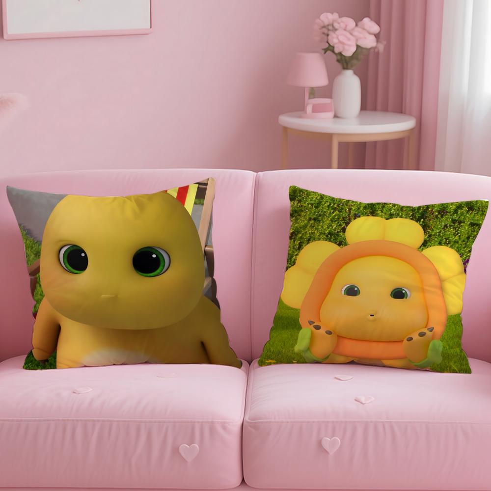 popular cartoon character Nailong Cushion Cover Soft EasyWash Pillow Case Versatile for Couch Bed Travel and Office